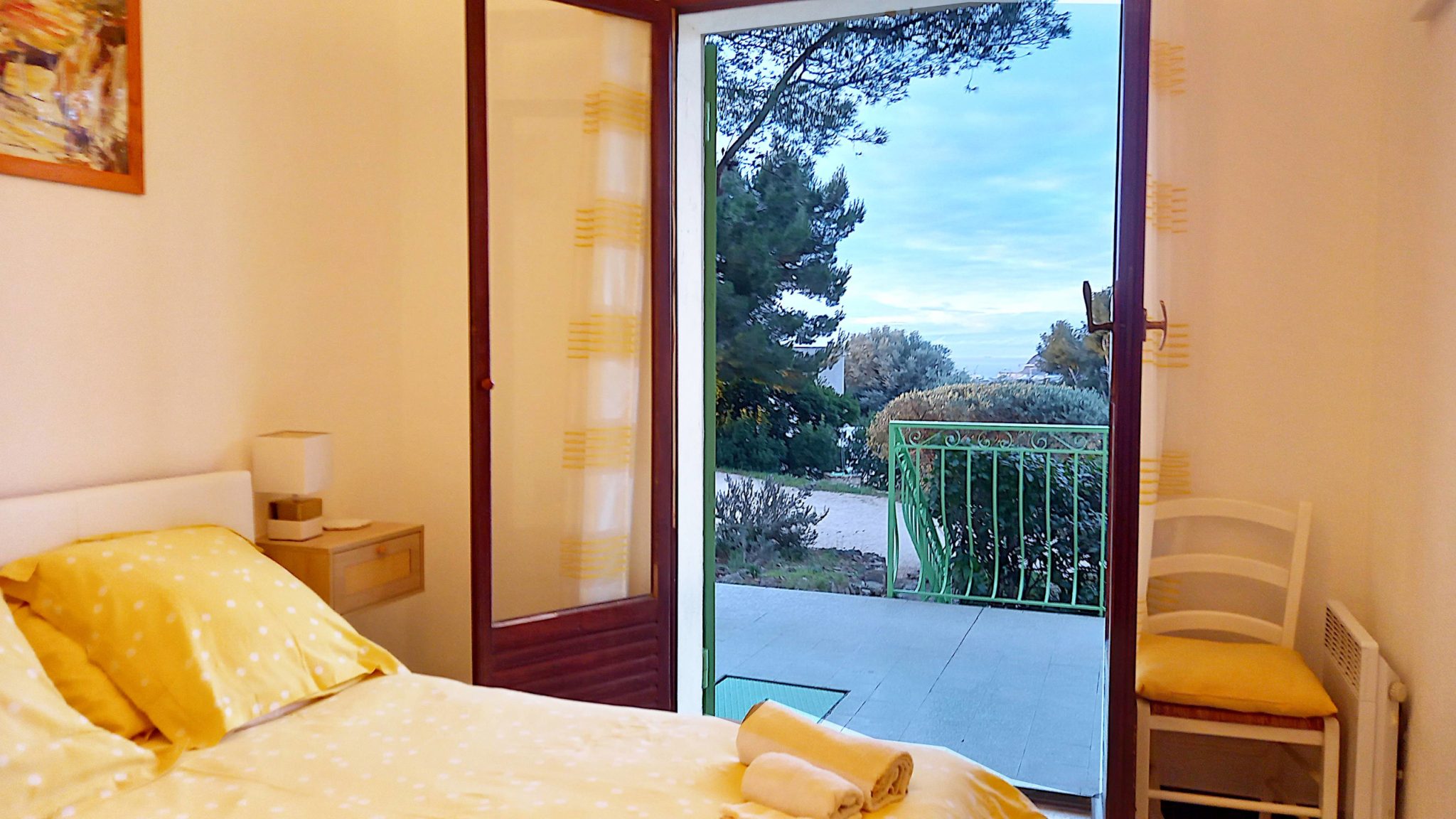 chambre mimosa avec accès terrasse