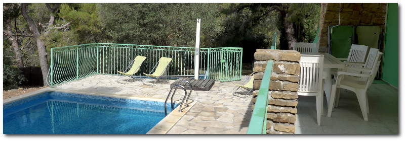 extérieur villa de charme avec piscine Ceyreste La Ciotat