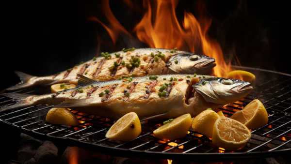 activites nautiques peche poisson sur grill