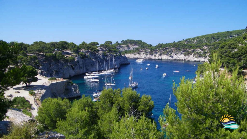 Calanque de Port-Pin facilement accessible en famille