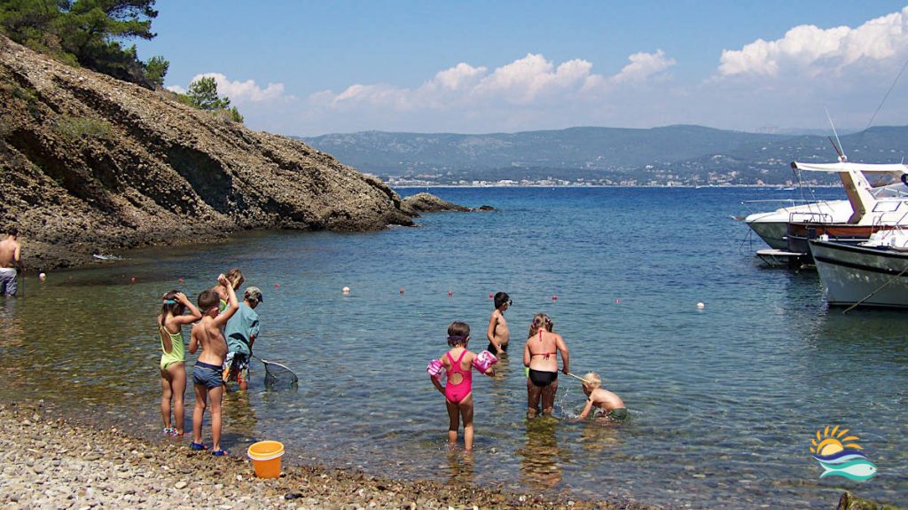 La plage familiale de l