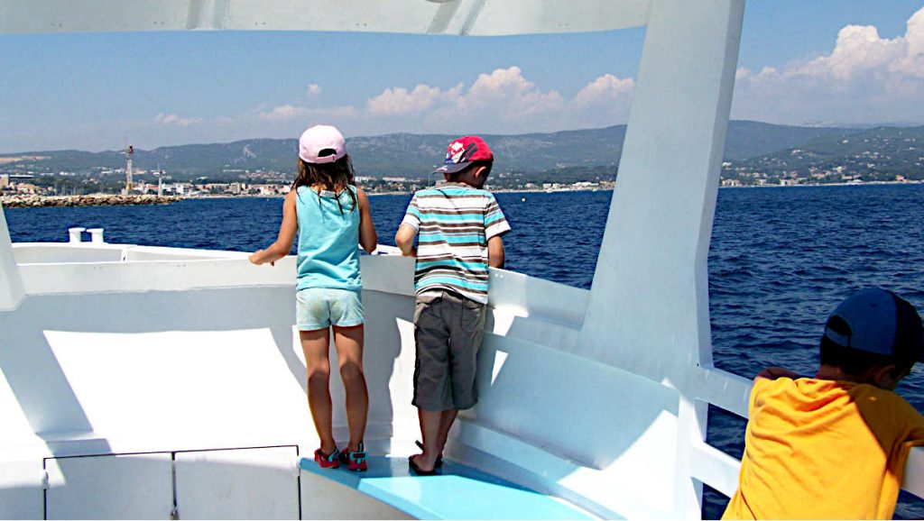 vue de La Ciotat depuis la navette de retour de l