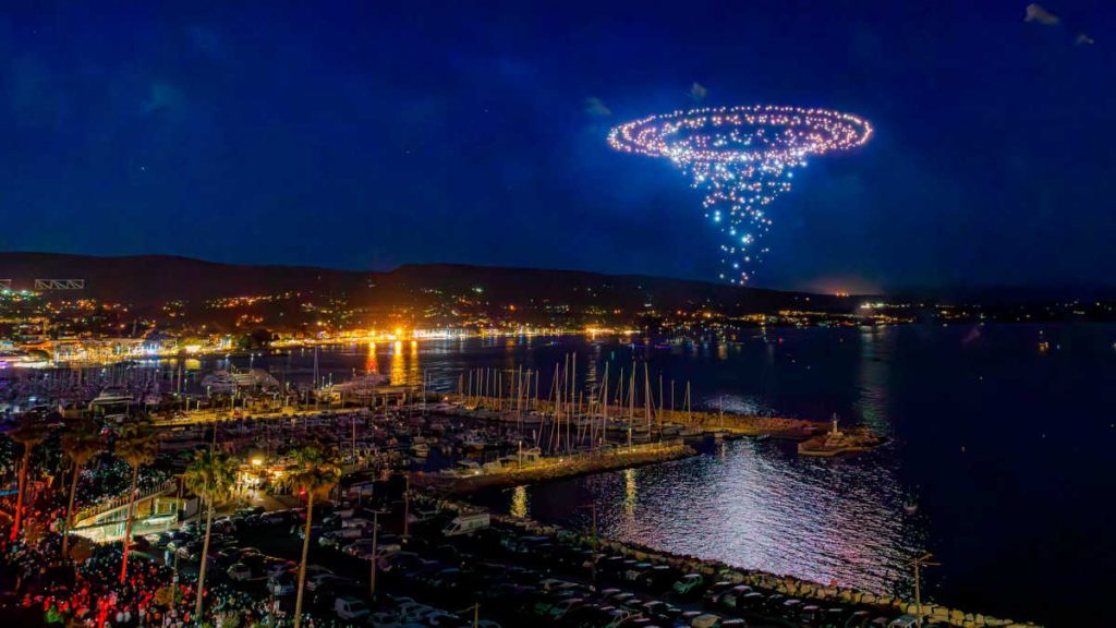 le port de la ciotat en fete feu d artifice