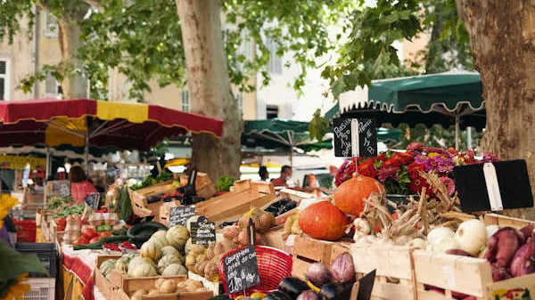 Séjour en Provence : nos conseils pour des vacances réussies marché coloré de Provence à l
