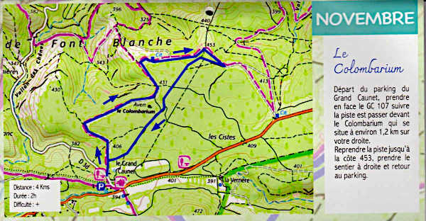 randonnée Ceyreste Le Colombarium