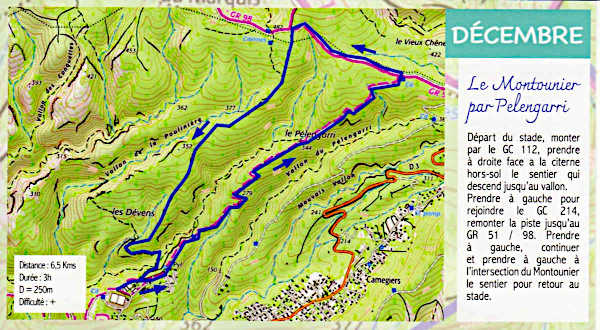 randonnée Ceyreste Le Montounier par Pelengarri